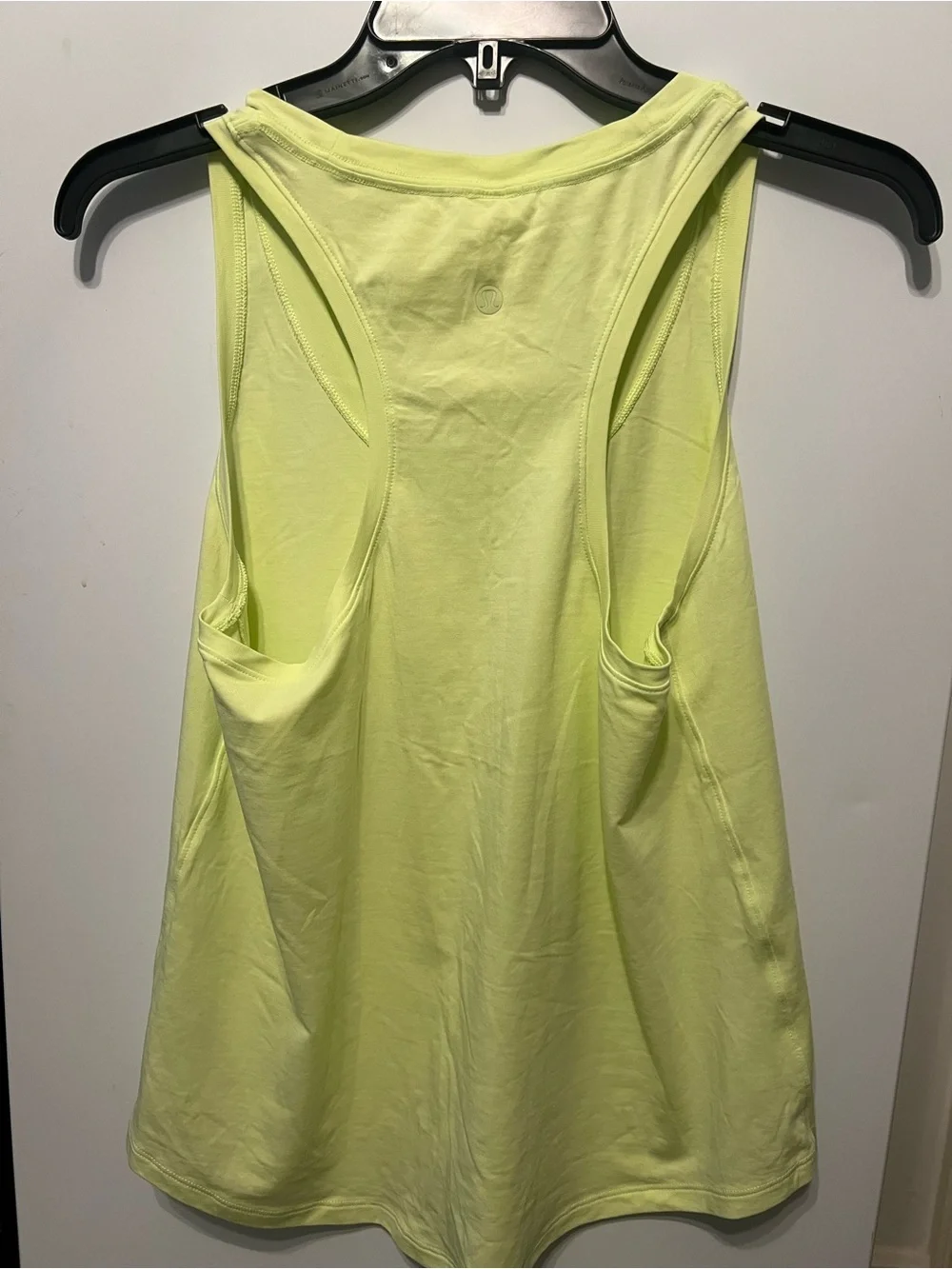 lululemon athletica Neon Yellow Scoop Neck Tank Top
